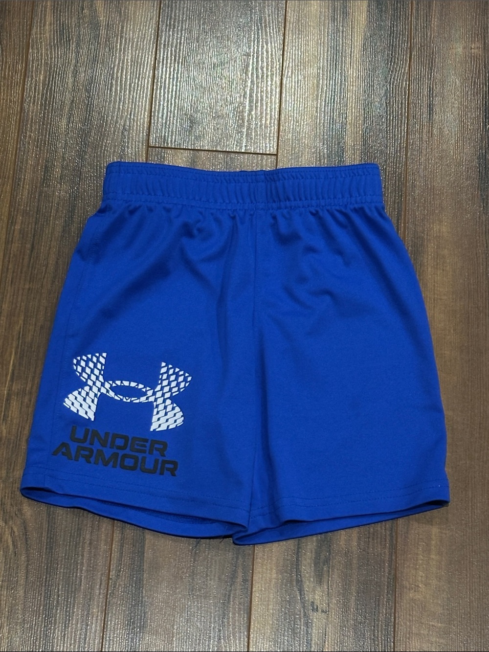 Under Armour Blue Boys' Performance Shorts with Logo